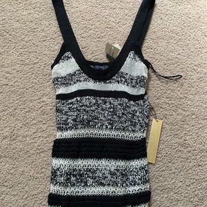 Brand new GUESS Blackland white knit top